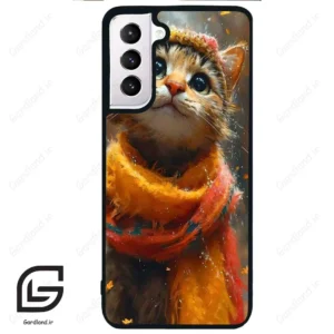 قاب گوشی سامسونگ اس 21 نرمال (Galaxy S21 5G ) طرح گربه کد 2440