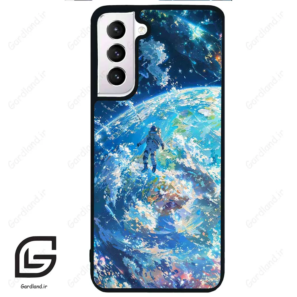 قاب گوشی سامسونگ اس 21 نرمال (Galaxy S21 5G ) طرح فضانورد کد 2444
