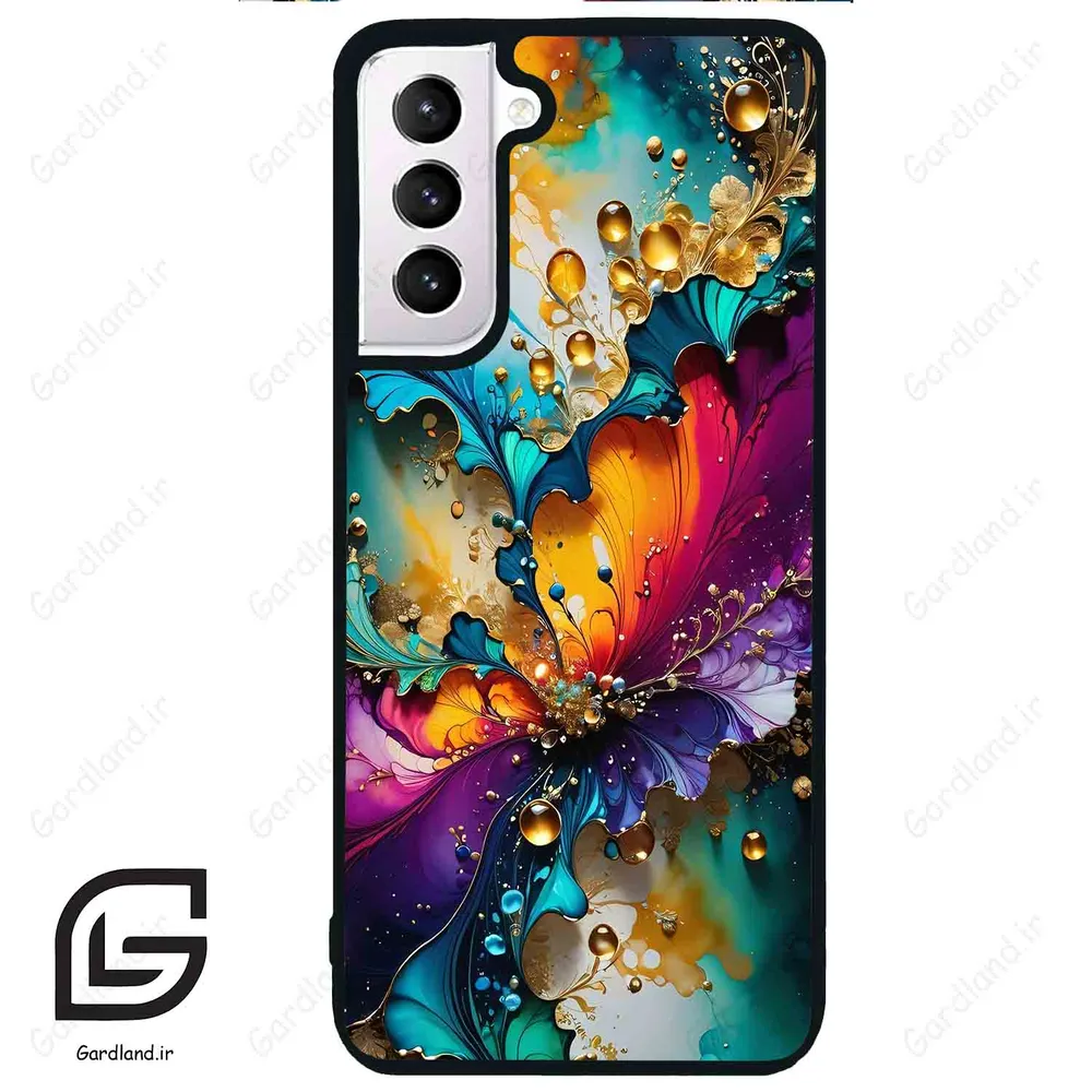قاب گوشی سامسونگ اس 21 نرمال (Galaxy S21 5G ) طرح ابرنگی کد 2447