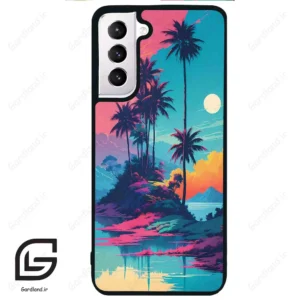 قاب گوشی سامسونگ اس 21 نرمال (Galaxy S21 5G ) طرح جزیره کد 2461