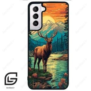 قاب گوشی سامسونگ اس 21 نرمال (Galaxy S21 5G ) طرح گوزن کد 2471
