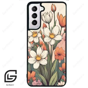 قاب گوشی سامسونگ اس 21 نرمال (Galaxy S21 5G ) طرح گل کد 2475