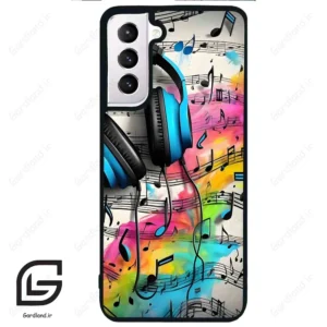 قاب گوشی سامسونگ اس 21 نرمال (Galaxy S21 5G ) طرح موسیقی کد 2482
