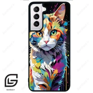 قاب گوشی سامسونگ اس 21 نرمال (Galaxy S21 5G ) طرح گربه کد 2483