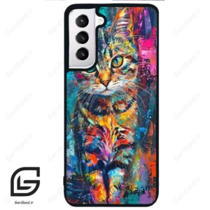قاب گوشی سامسونگ اس 21 نرمال (Galaxy S21 5G ) طرح گربه کد 2488