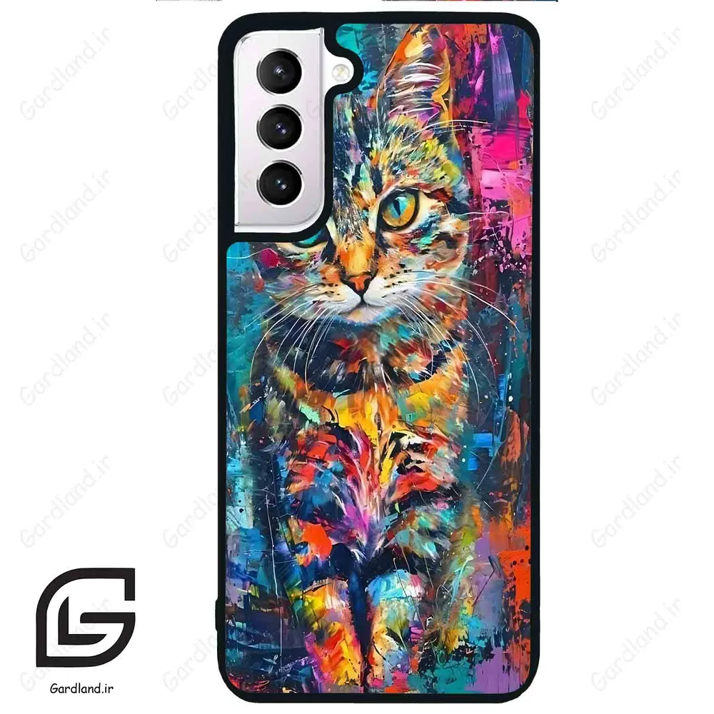قاب گوشی سامسونگ اس 21 نرمال (Galaxy S21 5G ) طرح گربه کد 2488