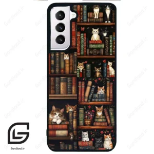 قاب گوشی سامسونگ اس 21 نرمال (Galaxy S21 5G ) طرح کتابخانه کد 2532