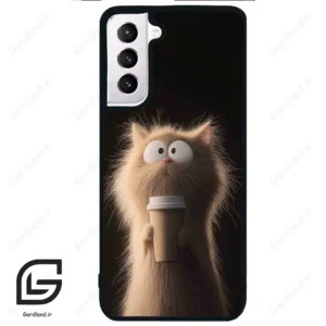 قاب گوشی سامسونگ اس 21 نرمال (Galaxy S21 5G ) طرح گربه کد 2567