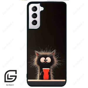 قاب گوشی سامسونگ اس 21 نرمال (Galaxy S21 5G ) طرح گربه کد 2580