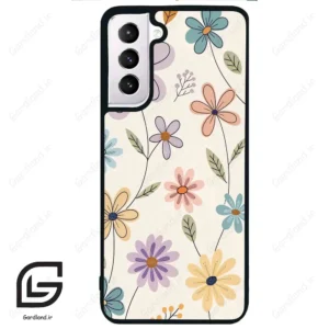 قاب گوشی سامسونگ اس 21 نرمال (Galaxy S21 5G ) طرح گل کد 2587