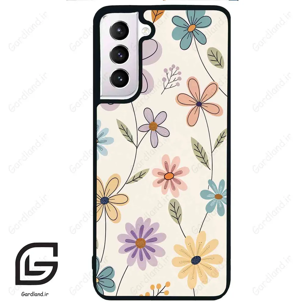 قاب گوشی سامسونگ اس 21 نرمال (Galaxy S21 5G ) طرح گل کد 2587