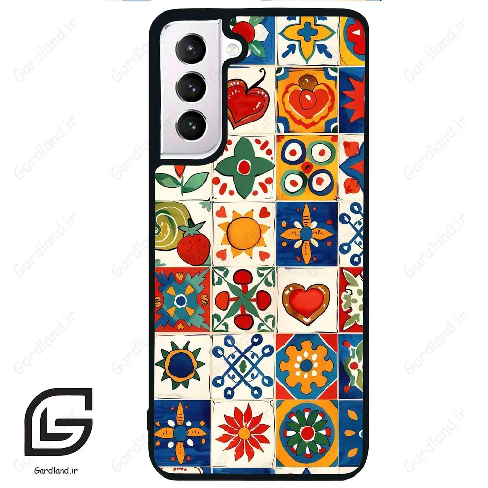 قاب گوشی سامسونگ اس 21 نرمال (Galaxy S21 5G ) طرح کاشی کد 2594
