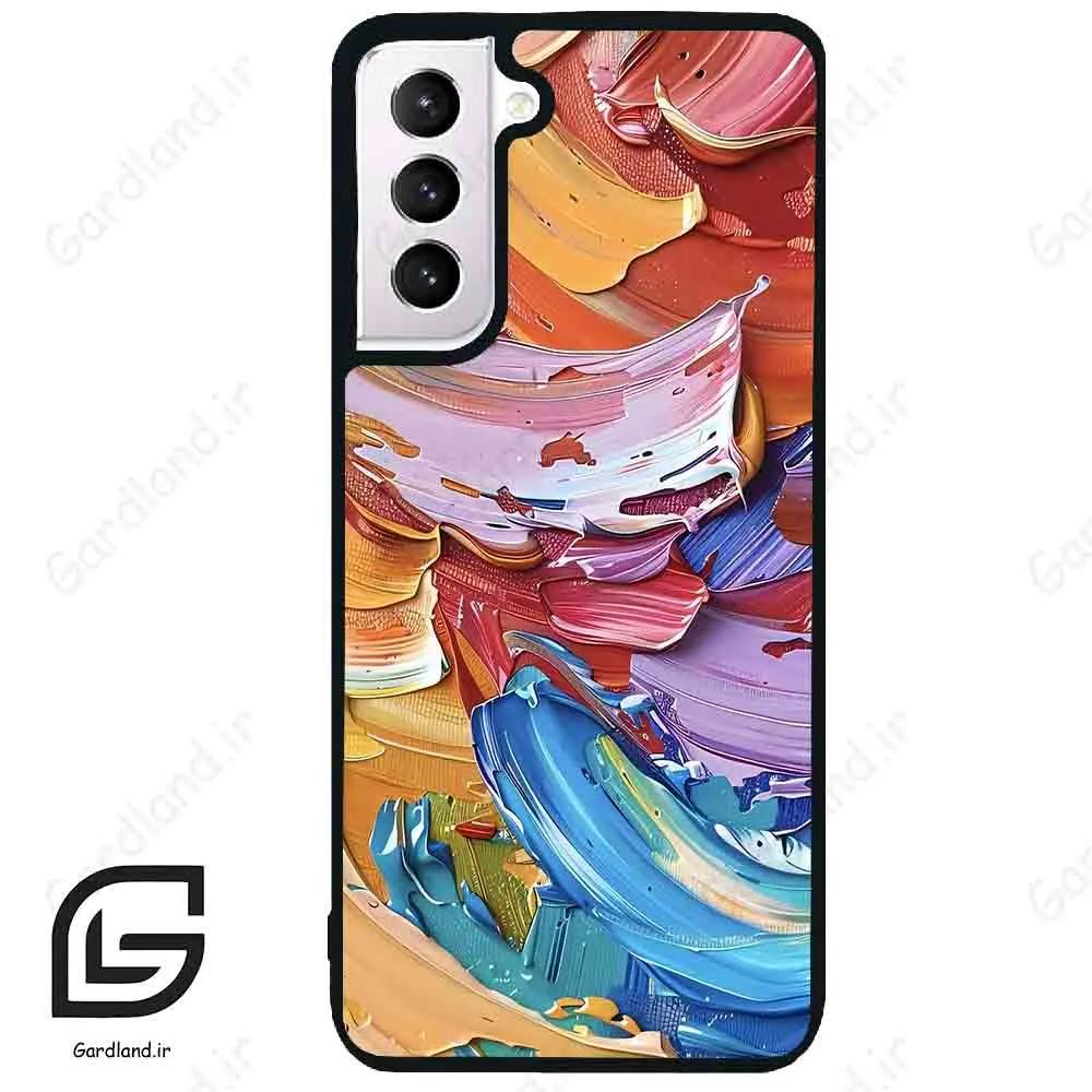 قاب گوشی سامسونگ اس 21 نرمال (Galaxy S21 5G ) طرح رنگی کد 2613