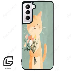 قاب گوشی سامسونگ اس 21 نرمال (Galaxy S21 5G ) طرح گربه کد 2619