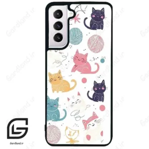قاب گوشی سامسونگ اس 21 نرمال (Galaxy S21 5G ) طرح گربه کد 2620