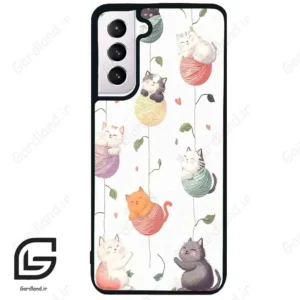 قاب گوشی سامسونگ اس 21 نرمال (Galaxy S21 5G ) طرح گربه کد 2633