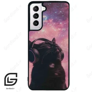 قاب گوشی سامسونگ اس 21 نرمال (Galaxy S21 5G ) طرح گربه کد 2641
