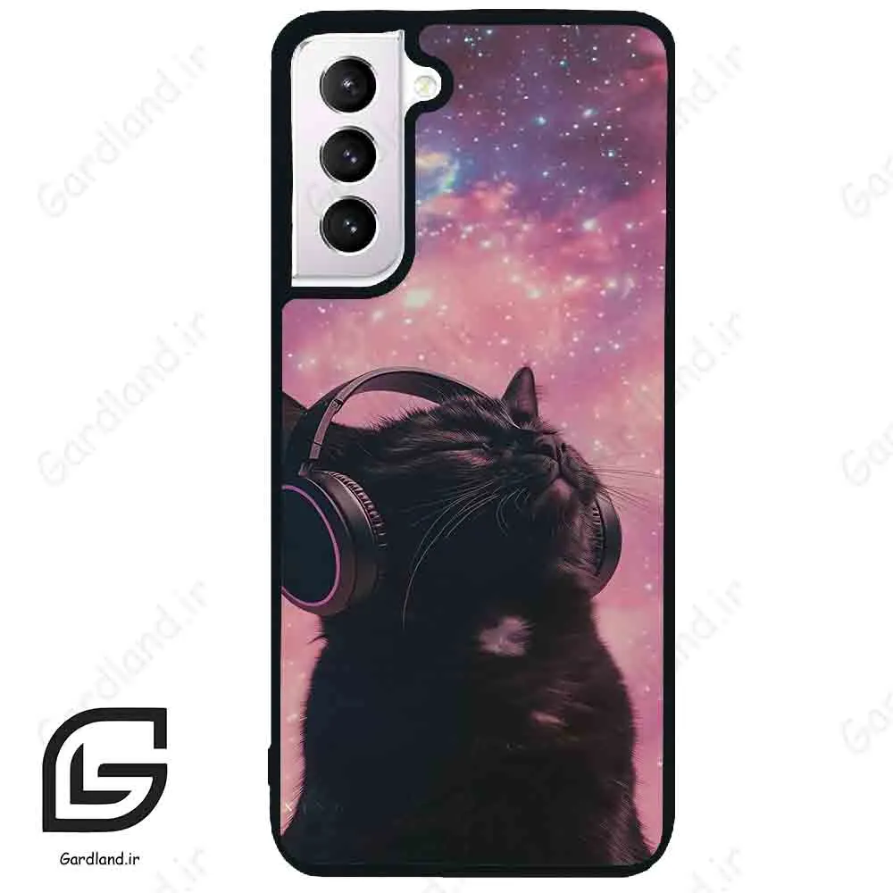 قاب گوشی سامسونگ اس 21 نرمال (Galaxy S21 5G ) طرح گربه کد 2641