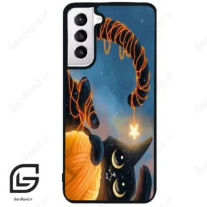 قاب گوشی سامسونگ اس 21 نرمال (Galaxy S21 5G ) طرح گربه کد 2654