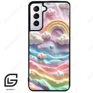 قاب گوشی سامسونگ اس 21 نرمال (Galaxy S21 5G ) طرح رنگارنگ کد 2656