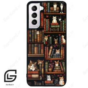 قاب گوشی سامسونگ اس 21 نرمال (Galaxy S21 5G ) طرح کتابخانه کد 2675