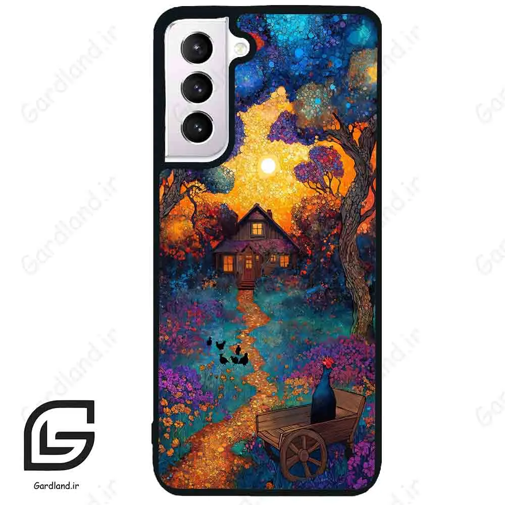 قاب گوشی سامسونگ اس 21 نرمال (Galaxy S21 5G ) طرح کلبه کد 2701
