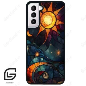 قاب گوشی سامسونگ اس 21 نرمال (Galaxy S21 5G ) طرح خورشید کد 2707