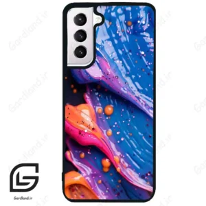 قاب گوشی سامسونگ اس 21 نرمال (Galaxy S21 5G ) طرح رنگ کد 2724