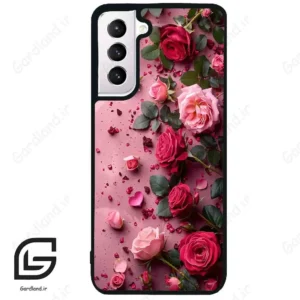 قاب گوشی سامسونگ اس 21 نرمال (Galaxy S21 5G ) طرح رز کد 2744