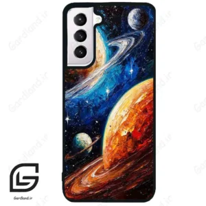 قاب گوشی سامسونگ اس 21 نرمال (Galaxy S21 5G ) طرح زحل کد 2765
