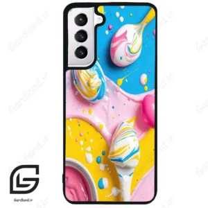 قاب گوشی سامسونگ اس 21 نرمال (Galaxy S21 5G ) طرح رنگارنگ کد 2793