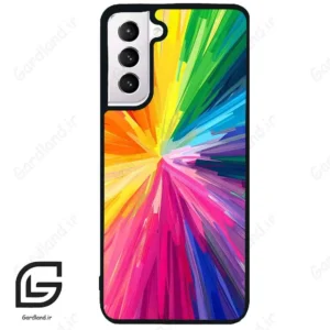 قاب گوشی سامسونگ اس 21 نرمال (Galaxy S21 5G ) طرح رنگارنگ کد 2877