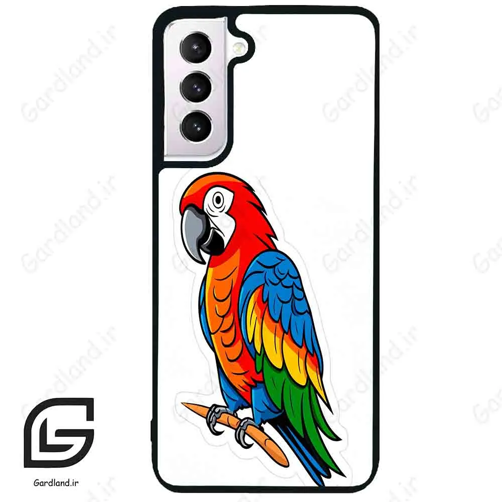 قاب گوشی سامسونگ اس 21 نرمال (Galaxy S21 5G ) طرح طوطی کد 2896