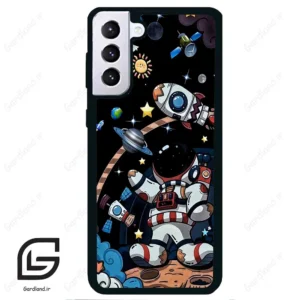 قاب گوشی سامسونگ اس 21 پلاس (Galaxy S21 Plus ) طرح فضانورد کد 2007