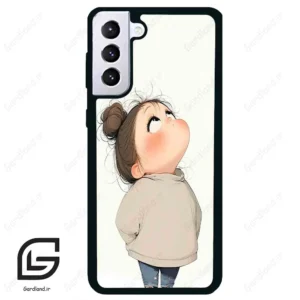 قاب گوشی سامسونگ اس 21 پلاس (Galaxy S21 Plus ) طرح دختر کد 2057