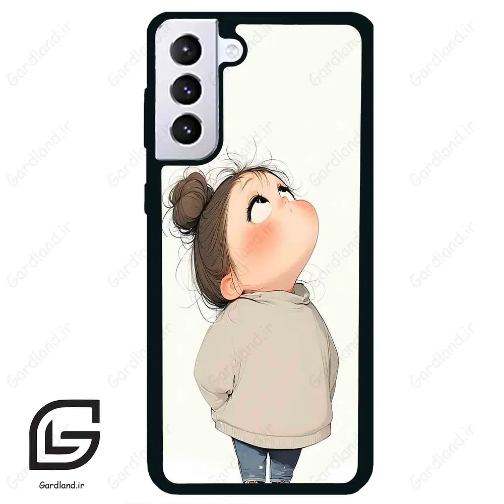 قاب گوشی سامسونگ اس 21 پلاس (Galaxy S21 Plus ) طرح دختر کد 2057
