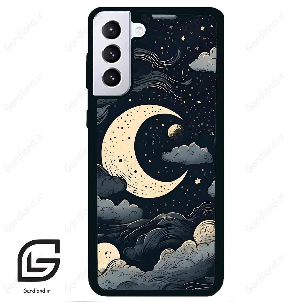 قاب گوشی سامسونگ اس 21 پلاس (Galaxy S21 Plus ) طرح ماه کد 2173
