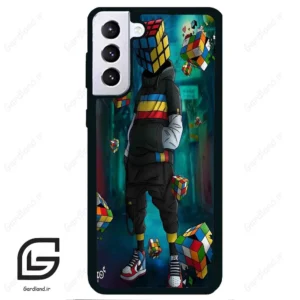 قاب گوشی سامسونگ اس 21 پلاس (Galaxy S21 Plus ) طرح مکعب کد 2229