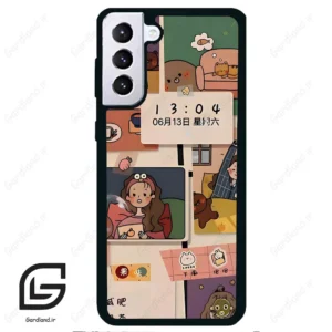 قاب گوشی سامسونگ اس 21 پلاس (Galaxy S21 Plus ) طرح دخترانه کد 2254