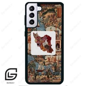 قاب گوشی سامسونگ اس 21 پلاس (Galaxy S21 Plus ) طرح نقشه ایران کد 2287
