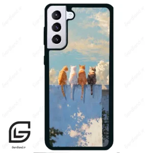 قاب گوشی سامسونگ اس 21 پلاس (Galaxy S21 Plus ) طرح گربه کد 2367