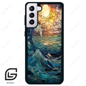 قاب گوشی سامسونگ اس 21 پلاس (Galaxy S21 Plus ) طرح موج کد 2413