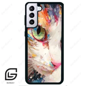 قاب گوشی سامسونگ اس 21 پلاس (Galaxy S21 Plus ) طرح گربه کد 2437