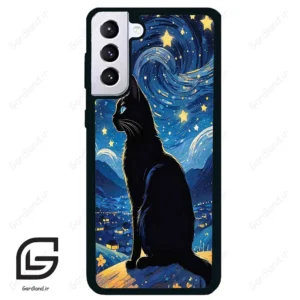 قاب گوشی سامسونگ اس 21 پلاس (Galaxy S21 Plus ) طرح گربه کد 2438
