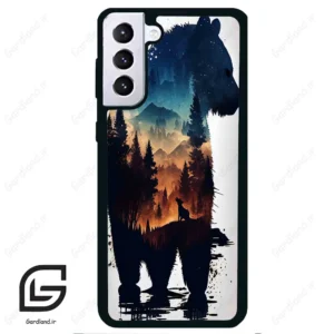 قاب گوشی سامسونگ اس 21 پلاس (Galaxy S21 Plus ) طرح خرس کد 2449