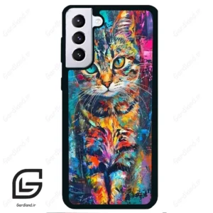 قاب گوشی سامسونگ اس 21 پلاس (Galaxy S21 Plus ) طرح گربه کد 2488