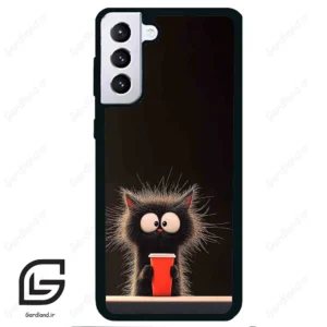 قاب گوشی سامسونگ اس 21 پلاس (Galaxy S21 Plus ) طرح گربه کد 2580