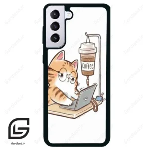 قاب گوشی سامسونگ اس 21 پلاس (Galaxy S21 Plus ) طرح گربه کد 2617