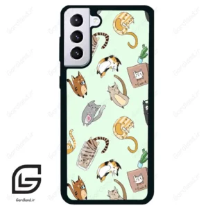 قاب گوشی سامسونگ اس 21 پلاس (Galaxy S21 Plus ) طرح گربه کد 2622