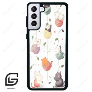قاب گوشی سامسونگ اس 21 پلاس (Galaxy S21 Plus ) طرح گربه کد 2633